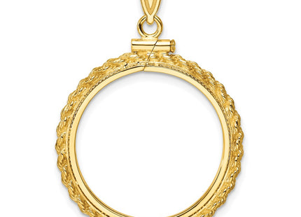 14K gold pendant, another view