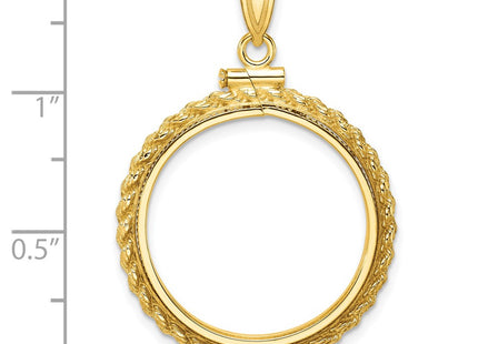 14K gold pendant, further view