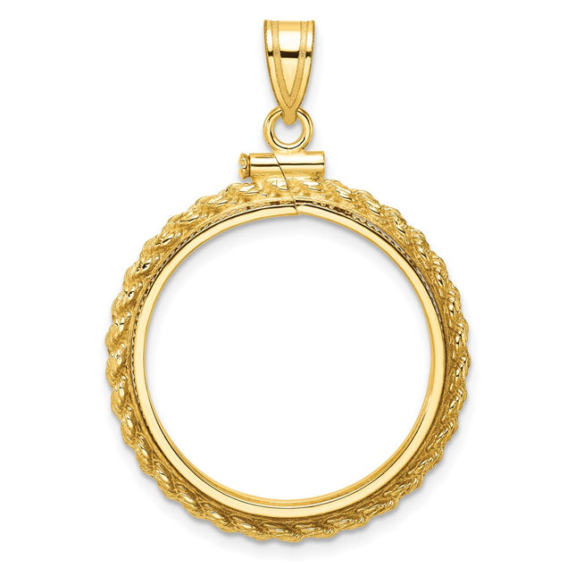 14K gold pendant