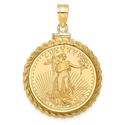 14K gold pendant