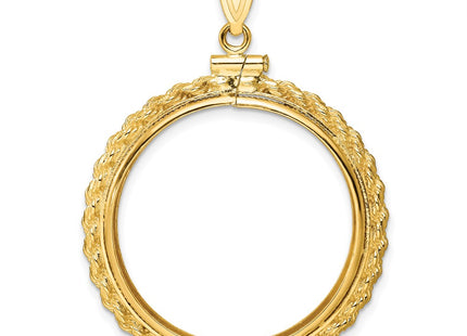 14K gold pendant, another view