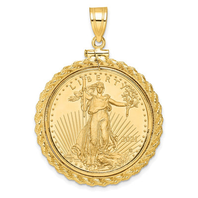 14K gold pendant