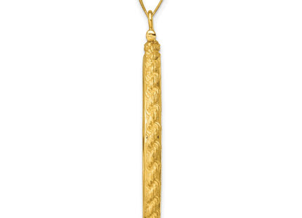 14K gold pendant, alternate view