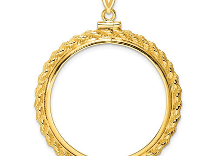 14K gold pendant, another view