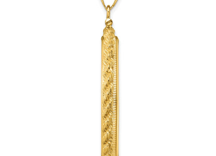 14K gold pendant, alternate view
