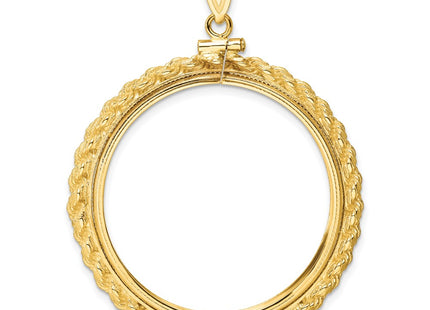 14K gold pendant, another view