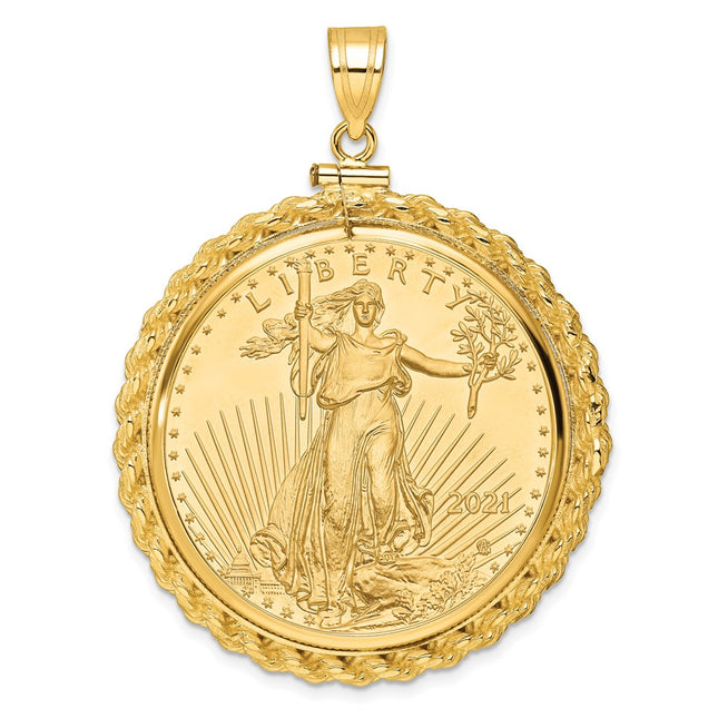 14k Yellow Gold Pendants Style C8195 - Classique Jewelry Inc.