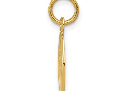 14K gold charm, alternate view