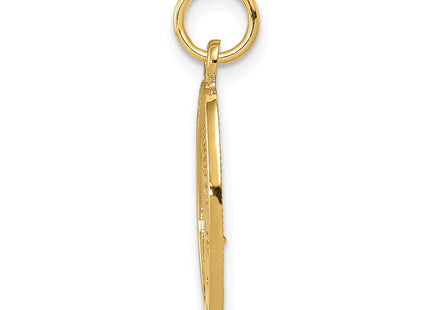 14K gold charm, alternate view