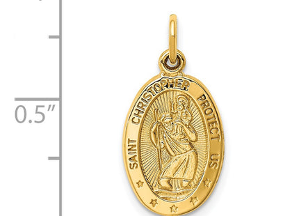 14K gold charm, another view