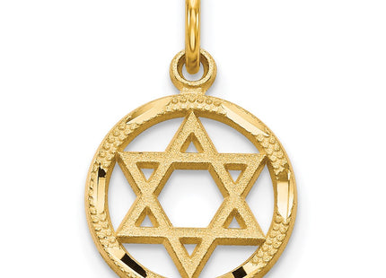 14K gold star charm