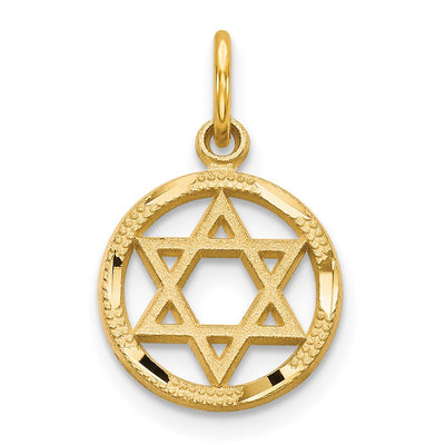 14K gold star charm