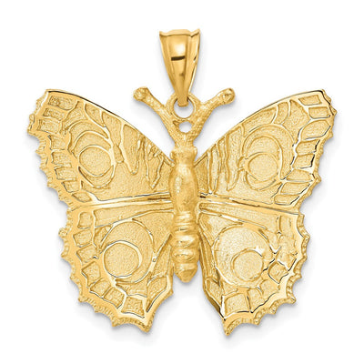 14K gold butterfly charm