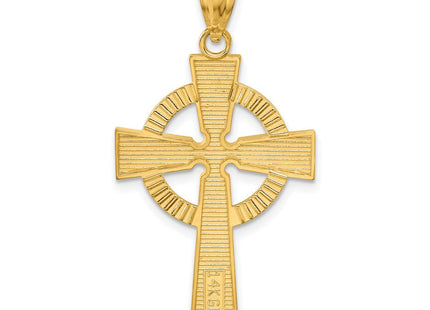 14k Celtic Cross Pendant (Style C894)