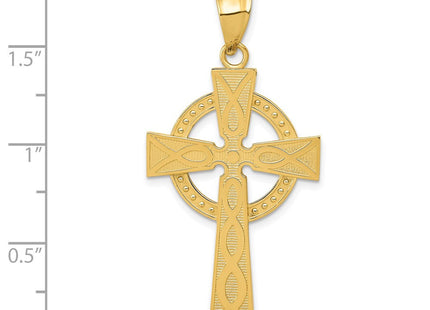 14k Celtic Cross Pendant (Style C894)