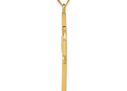 14k Celtic Cross Pendant (Style C895)