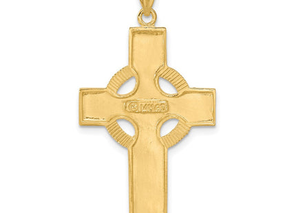 14k Celtic Cross Pendant (Style C895)