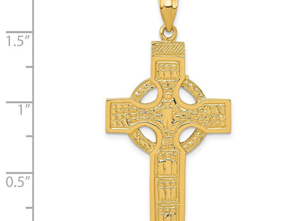 14k Celtic Cross Pendant (Style C895)