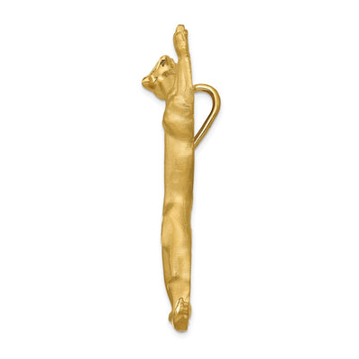 14K Panther Pendant, 53 x 29mm