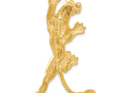 14K gold pendant, another view