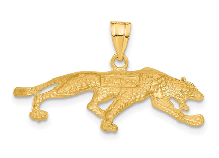 14k Panther Pendant (Style C92)