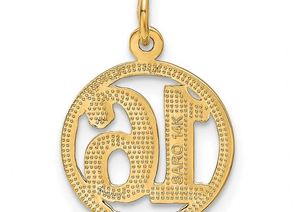 14k Yellow Gold Pendants Style C993 - Classique Jewelry Inc.