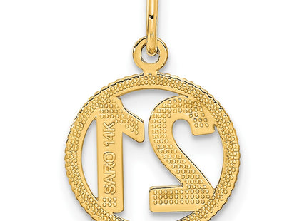 14k Yellow Gold Pendants Style C997 - Classique Jewelry Inc.