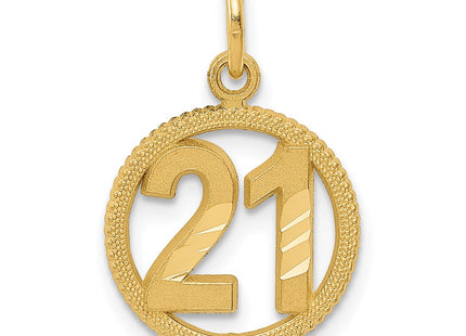 14k Yellow Gold Pendants Style C997 - Classique Jewelry Inc.