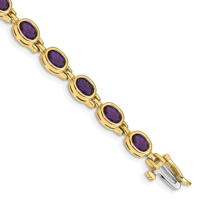 14k Yellow Gold Bracelets Style CB698AM - Classique Jewelry Inc.