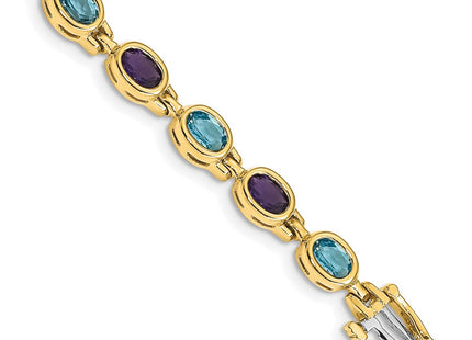 14k Yellow Gold Bracelets Style CB698AM - Classique Jewelry Inc.