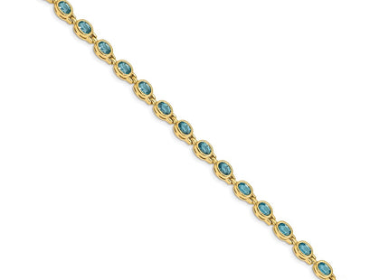 14k Yellow Gold Bracelets Style CB698BT - Classique Jewelry Inc.