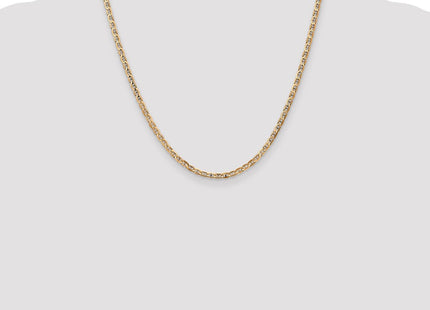14K Concave Anchor with Lobster Clasp Chain (Style CCA080-20)