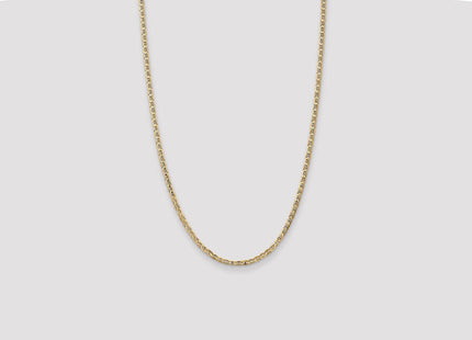 14K Concave Anchor with Lobster Clasp Chain (Style CCA080-26)