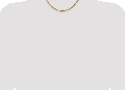 14K Concave Anchor with Lobster Clasp Chain (Style CCA100-16)