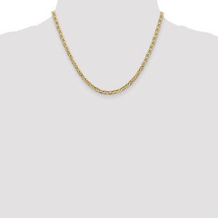 14K Concave Anchor with Lobster Clasp Chain (Style CCA100-18)
