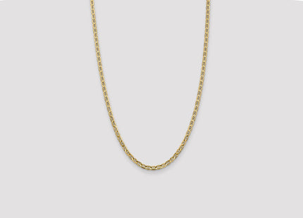 14K Concave Anchor with Lobster Clasp Chain (Style CCA100-26)
