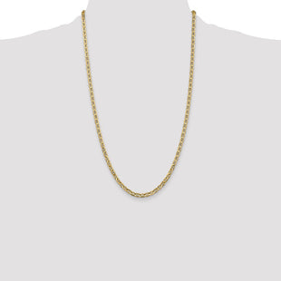 14K Concave Anchor with Lobster Clasp Chain (Style CCA100-26)