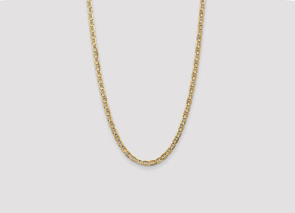 14K Concave Anchor with Lobster Clasp Chain (Style CCA140-26)