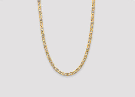 14K Concave Anchor with Lobster Clasp Chain (Style CCA160-26)