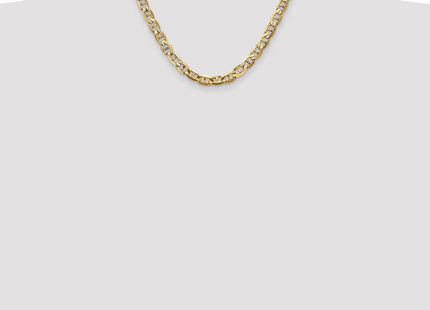 14K Concave Anchor with Lobster Clasp Chain (Style CCA180-18)