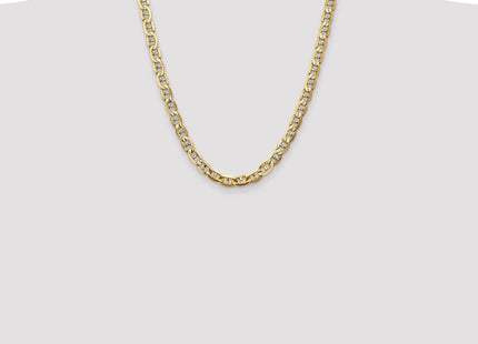 14K Concave Anchor with Lobster Clasp Chain (Style CCA180-22)