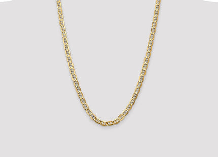 14K Concave Anchor with Lobster Clasp Chain (Style CCA180-26)