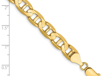 14k Concave Anchor Chain