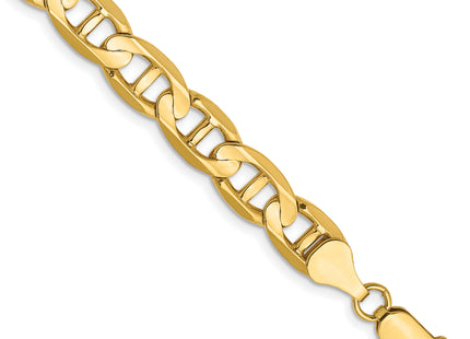 14k Concave Anchor Chain