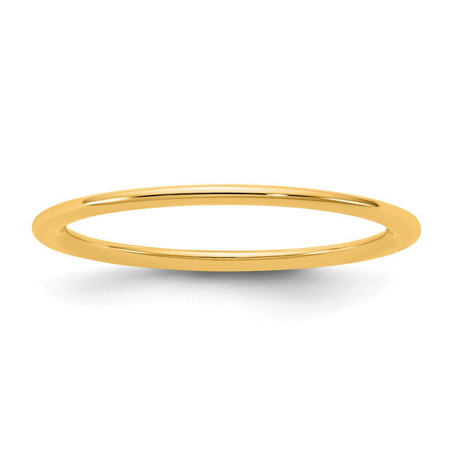 14k Yellow Gold Standard Comfort Fit Band