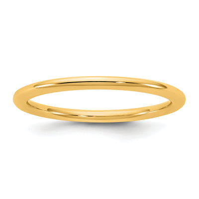 14K Yellow Gold Standard Comfort Fit Band