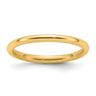14k Yellow Gold Standard Weight Comfort Fit Wedding Band Size 5