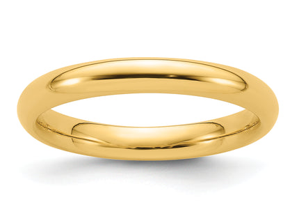 14K yellow gold band