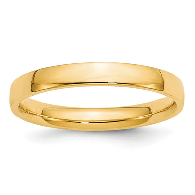 14K Yellow Gold Lightweight Comfort Fit Band