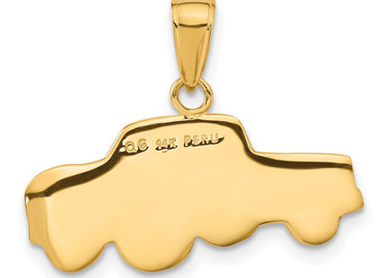 14k Yellow & Rhodium Pendants Style CG28 - Classique Jewelry Inc.